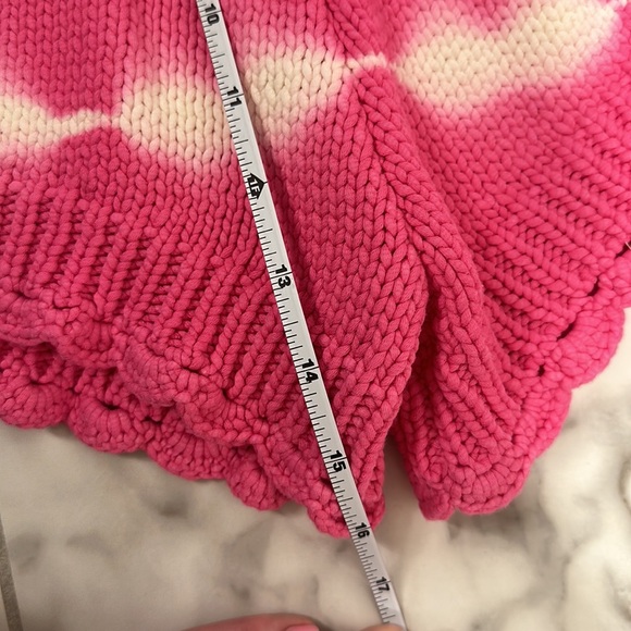 NWT LOVESHACKFANCY KARRISA HIBISCUS TIE DYE KNIT SHORTS - Picture 14 of 15